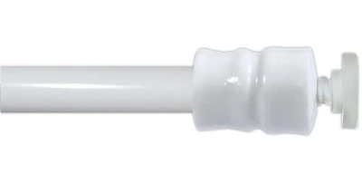 Tilldekor Tyč vitrážová FLEX rozpieracia 36-60cm kov.BIELA