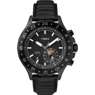Timex IQ Move, s koženým řemínkem Timex IQ Move, s koženým řemínkem