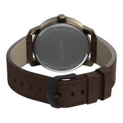 Timex Mod44, černo zlaté s koženým řemínkem