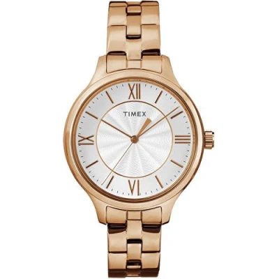 Timex Peyton Rose Gold, s ocelovým řemínkem