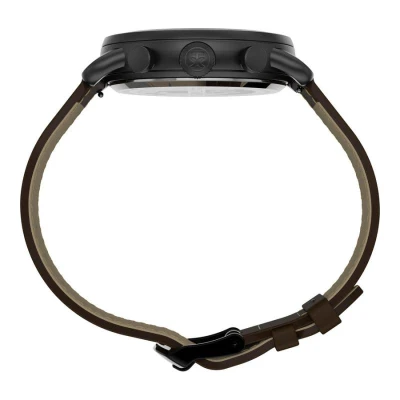 Timex Port Chronograph hnědé 42mm pánské analogové hodinky