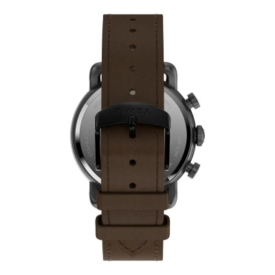 Timex Port Chronograph hnědé 42mm pánské analogové hodinky