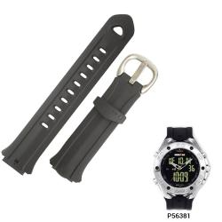 Timex Timex originálny gumový remienok čierny