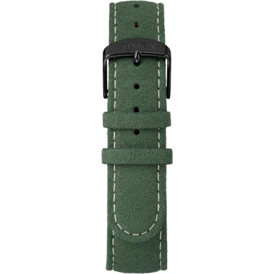 Timex Originals University zelené pánské analogové hodinky s koženým řemínkem