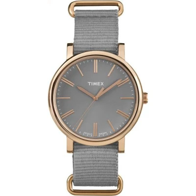 Timex Weekender šedé dámské analogové hodinky s nylonovým řemínkem