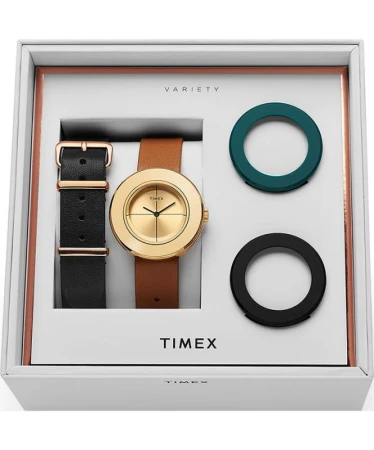 Timex Variety Yellow Gold dámský dárkový set