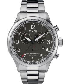 Timex Waterbury Traditional Chronograph, s ocelovým řemínkem