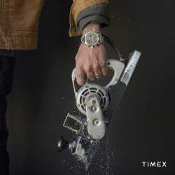 Timex Waterbury Traditional Chronograph, s ocelovým řemínkem