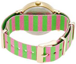 Timex Weekender Fairfield, zlaté s textilním řemínkem