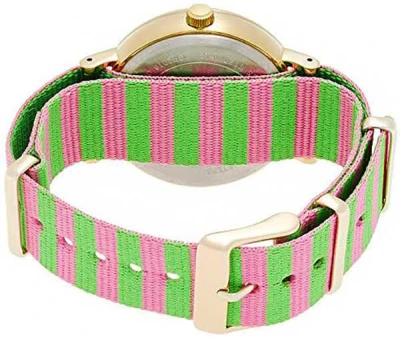Timex Weekender Fairfield, zlaté s textilním řemínkem