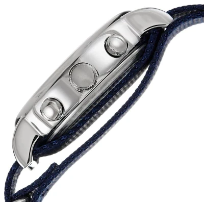 Timex Weekender silver tone case Blue dial TW2P71300 hodinky