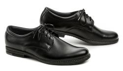 Timo 120 černé pánské podměrné společenské polobotky