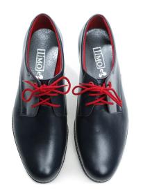 Timo 129 tmavomodré pánske podmerné spoločenské poltopánky