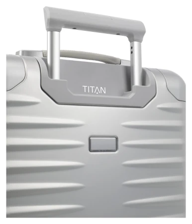 Titan Eternity L stříbrný cestovní kufr