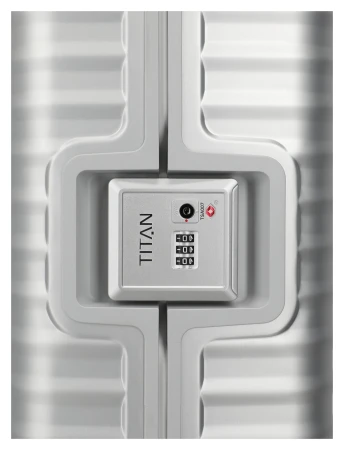 Titan Eternity S23 stříbrný kabinový kufr