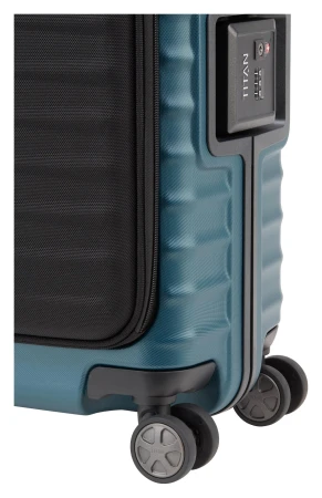 Titan Litron Frame S Front pocket petrolejový kabinový kufr