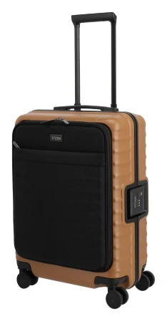Titan Overseas S Front Pocket Canyon Bronze kabinový kufr