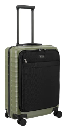 Titan Overseas S Front pocket zelený kabinový kufr
