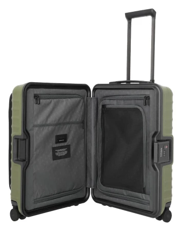 Titan Overseas S Front pocket zelený kabinový kufr