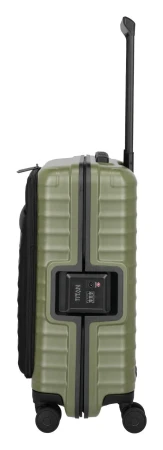 Titan Overseas S Front pocket zelený kabinový kufr