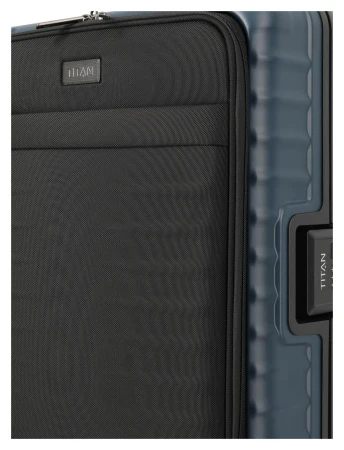 Titan Overseas S Front pocket Midnight blue kabinový kufr