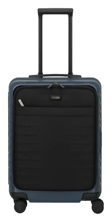 Titan Overseas S Front pocket Midnight blue kabinový kufr
