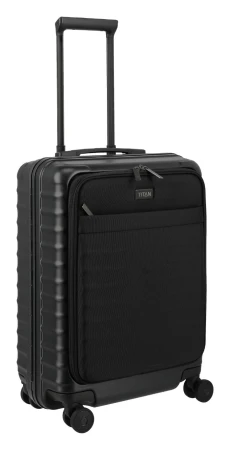 Titan Overseas S černý kabinový kufr