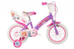 Toimsa Tlapková Patrola fialové 16 dětské kolo + reflexní sada