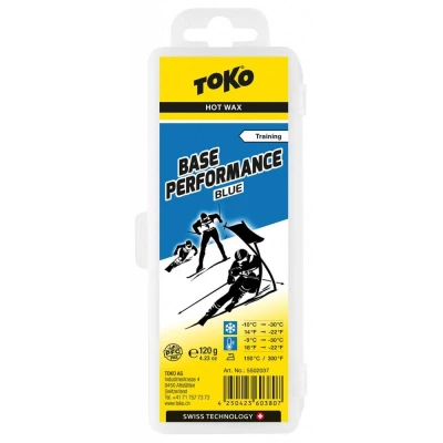 Toko Base Performance Hot Wax blue 120g Toko Base Performance Hot Wax blue 120g