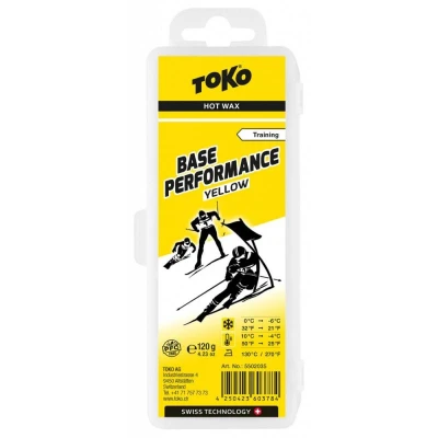Toko Base Performance Hot Wax yellow 120g Toko Base Performance Hot Wax yellow 120g