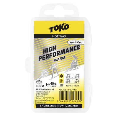 Toko TripleX High Performance warm 40g Toko TripleX High Performance warm 40g