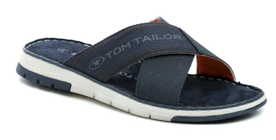 Tom Tailor 7480210004 modré pánské nazouváky Tom Tailor 7480210004 modré pánské nazouváky