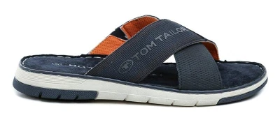 Tom Tailor 7480210004 modré pánské nazouváky