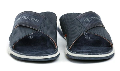 Tom Tailor 7480210004 modré pánské nazouváky