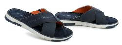 Tom Tailor 7480210004 modré pánské nazouváky