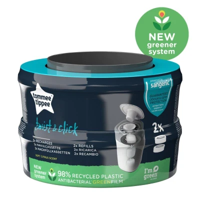 Tommee Tippee Sangenic Twist náhradní kazety na pleny, 2 ks Tommee Tippee Sangenic Twist náhradní kazety na pleny, 2 ks