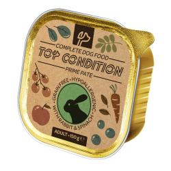 Top Condition Dog Rabbit Spinach paté 150 g