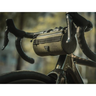Topeak Tubular Barbag Slim 1.5l Zelená brašna na řidítka