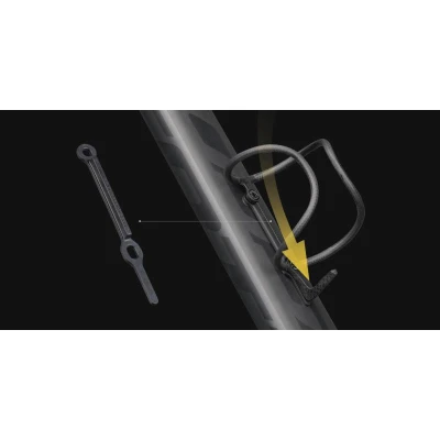 TOPEAK Feza Cage Tubular Carbon R10s černý košík na láhev