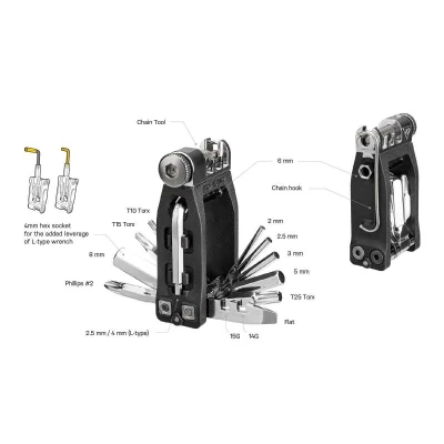 TOPEAK Nářadí NINJA MASTER+ TOOLBOX T16