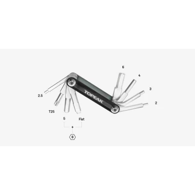 Topeak Tubi Master Gxt Bolt-on Nářadí