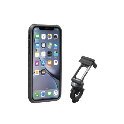 Topeak Ridecase obal pro Iphone Xr Černá/šedá Topeak Ridecase obal pro Iphone Xr Černá/šedá
