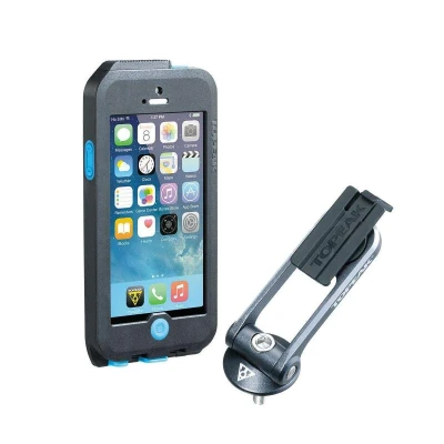 Topeak Obal Weatherproof Ridecase Pro Iphone 5 + Se Černá/modrá Topeak Obal Weatherproof Ridecase Pro Iphone 5 + Se Černá/modrá