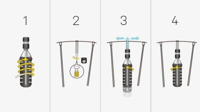 Topeak Pumpa Nano Airbooster + 16g Co2 Náplň