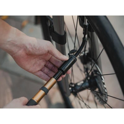 TOPEAK Racerocket Hp mini zlatá pumpa
