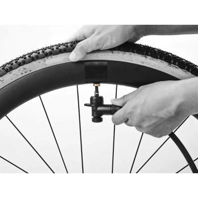 TOPEAK Sada ventilkov TURBOFLOW VALVE COMBO W/ Rapidhead