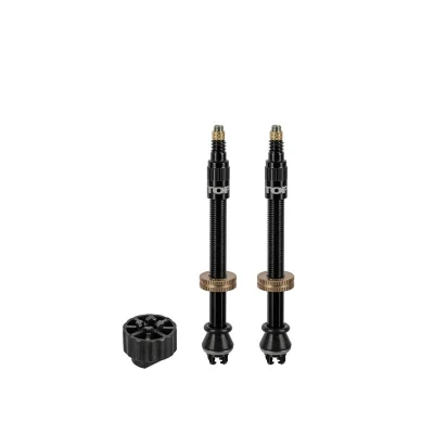 TOPEAK Sada ventilků TURBOFLOW VALVE KIT 60mm TOPEAK Sada ventilků TURBOFLOW VALVE KIT 60mm