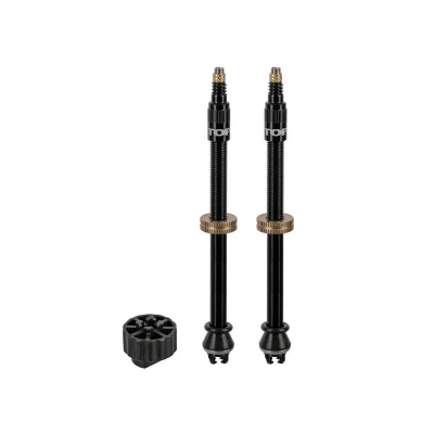 TOPEAK Sada ventilků TURBOFLOW VALVE KIT 80mm TOPEAK Sada ventilků TURBOFLOW VALVE KIT 80mm
