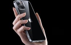 Torras Pouzdro na telefon Auqanova pro iPhone 15 (průhledné)