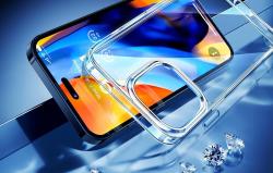 Torras Pouzdro na telefon Diamond Clear pro iPhone 15 (průhledné)